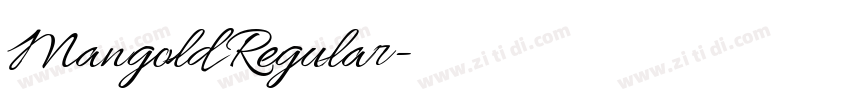 Mangold Regular字体转换 Mangold Regular字体转换